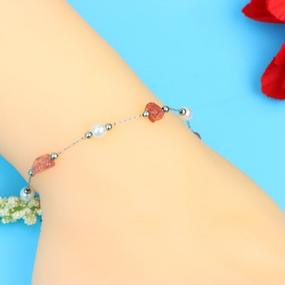 Elegant Handmade Anklet – Perfect for Women & Girls | Ideal Gift Option, DYC1343 - Picture 7 of 9